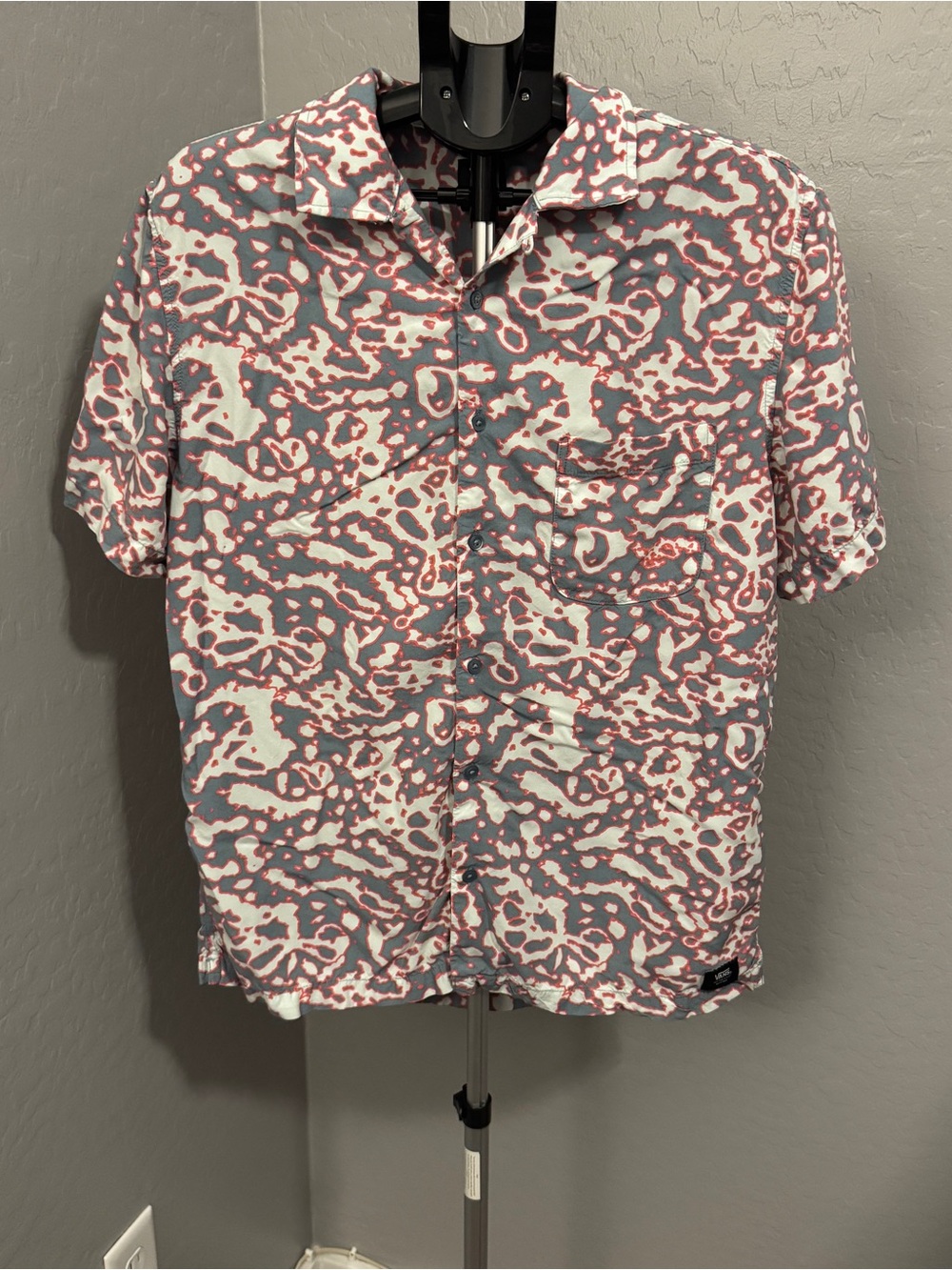 Vans Ashford Woven Loose Fit Button Up Men’s Med